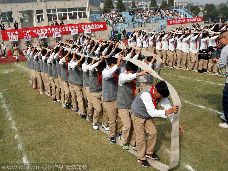 China preps for National Fire Prevention Day