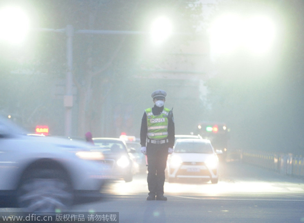 Smog continues to shroud north China