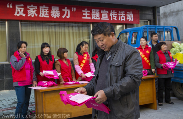 China mulls family abuse law