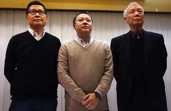 Co-initiators of HK Occupy movement to surrender themselves