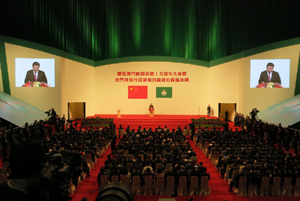 Macao's return historic event for nation: Xi