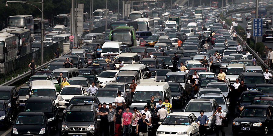 Traffic woes in Beijing