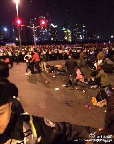 36 killed in New Year stampede in Shanghai