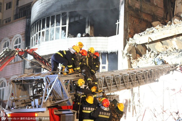 5 firefighters killed in NE China warehouse blaze