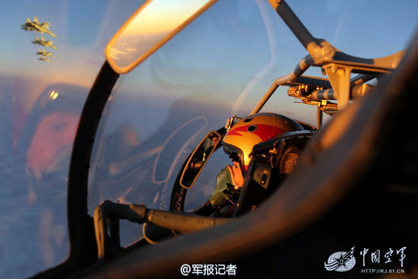 Top Gun: PLA's jet fighters in action