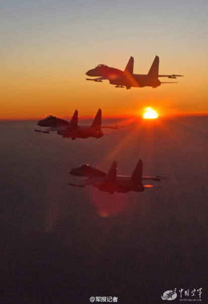 Top Gun: PLA's jet fighters in action
