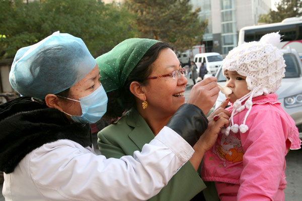 Image result for chinese polio vaccination