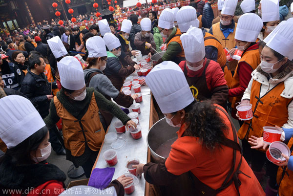 Laba Festival celebrated with free porridge