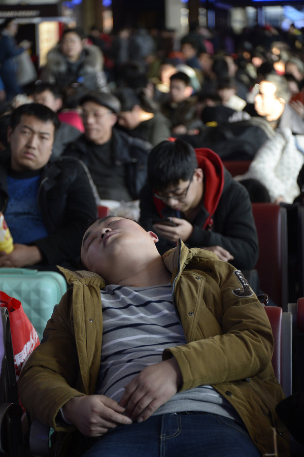 Sleeping snapshots during <EM>chunyun</EM>