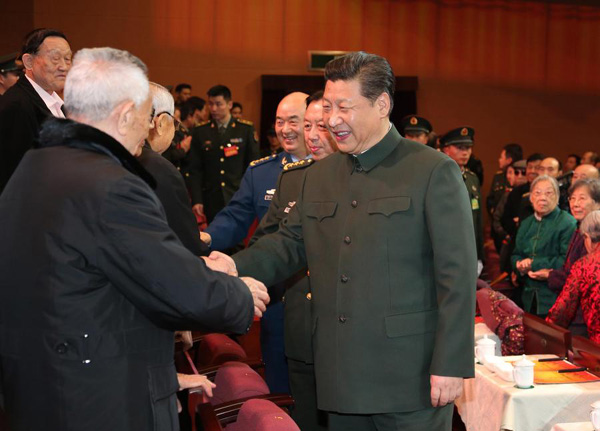 Xi extends New Year wishes to veterans