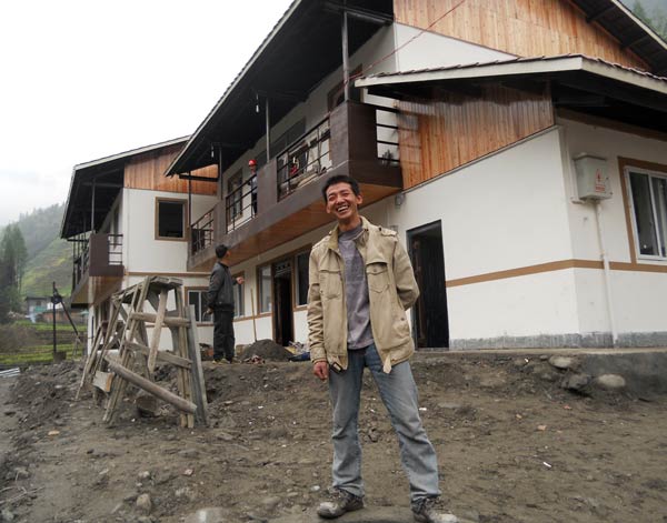 Rebuilding gives poor farmer a fresh start and better life