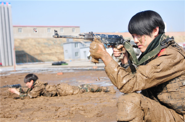 SWAT team members under training in China's Xinjiang