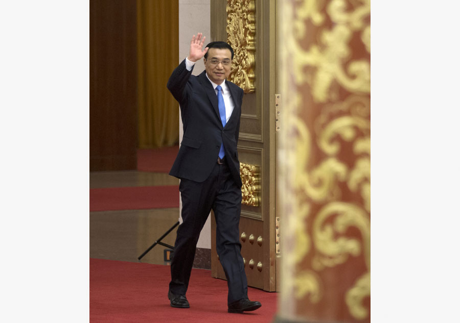 Chinese Premier Li Keqiang meets the press
