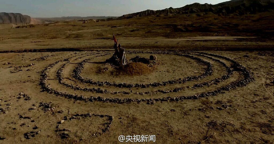 Massive stone circles found in desert