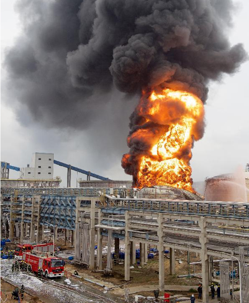 Chemical plant fire identified as ‘safety accident'