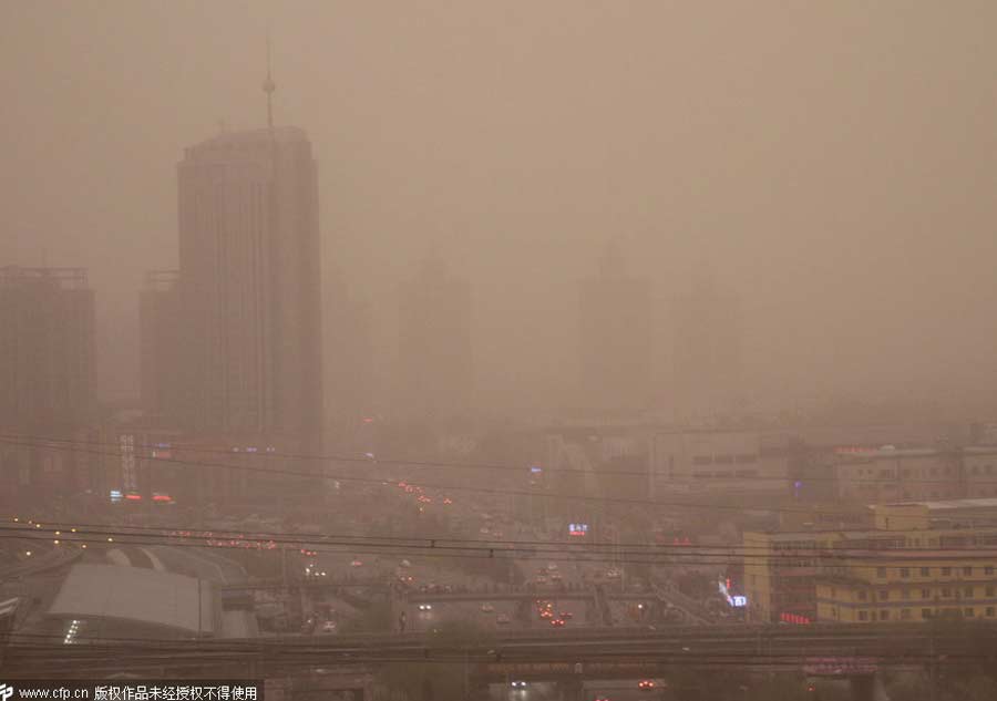 Beijing blasted by strongest sandstorm in 13 years