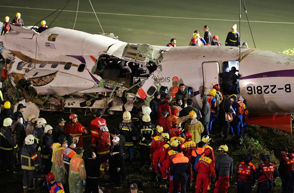 LIVE: Mainland fatalities identified in TransAsia plane crash