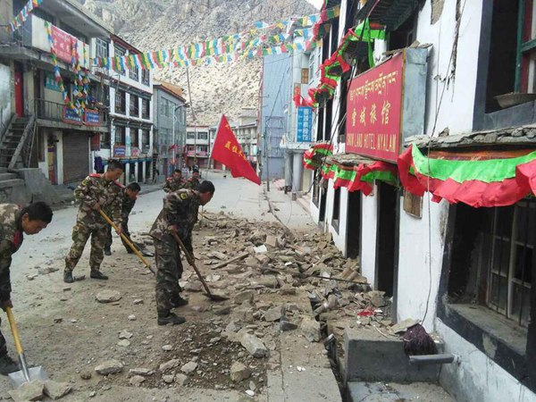 Death toll climbs to 20 in Tibet following Nepal earthquake