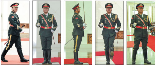 Colonel turns out the guard