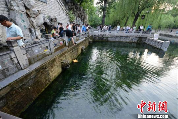 Famous spring in Shandong goes dry