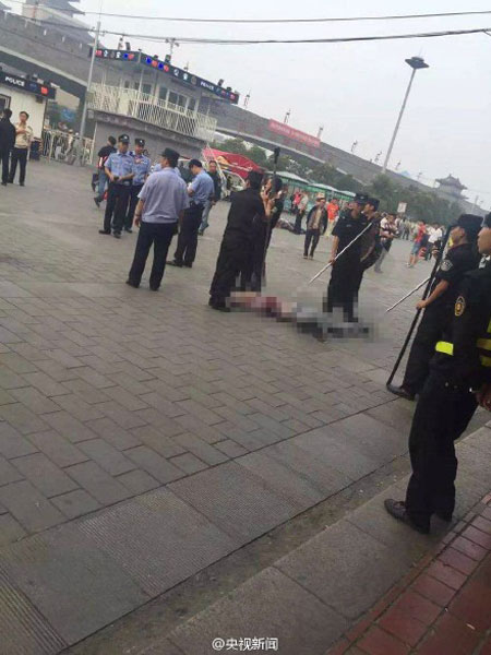 Attack suspect killed by police at Xi'an railway