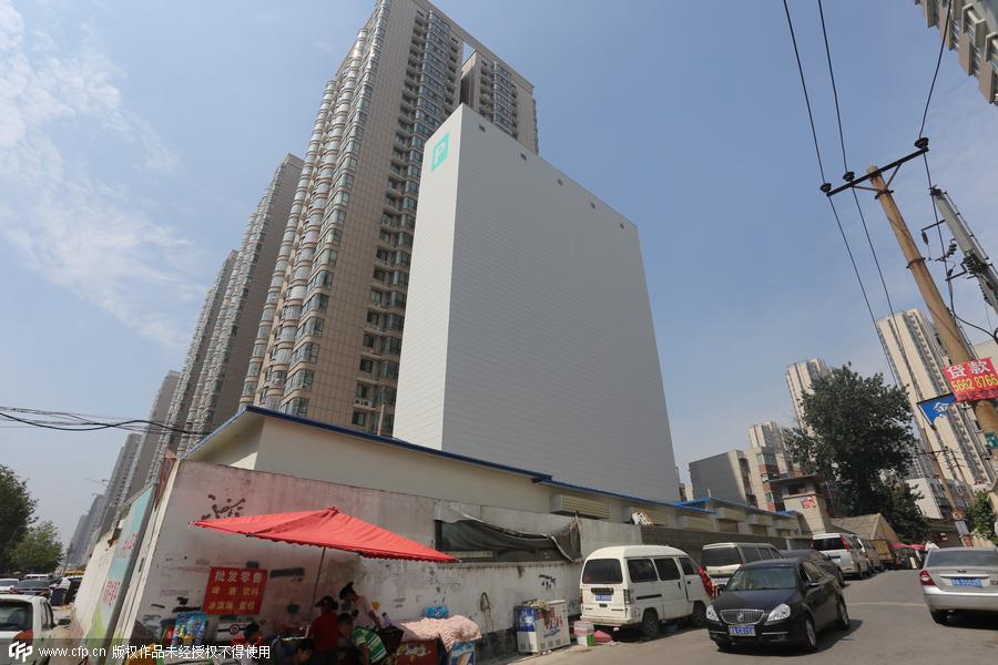 48-meter-high parking lot in Zhengzhou