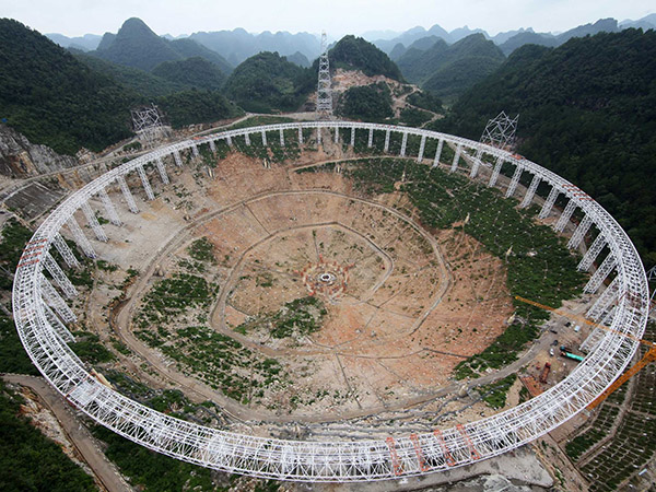 China begins putting together radio telescope