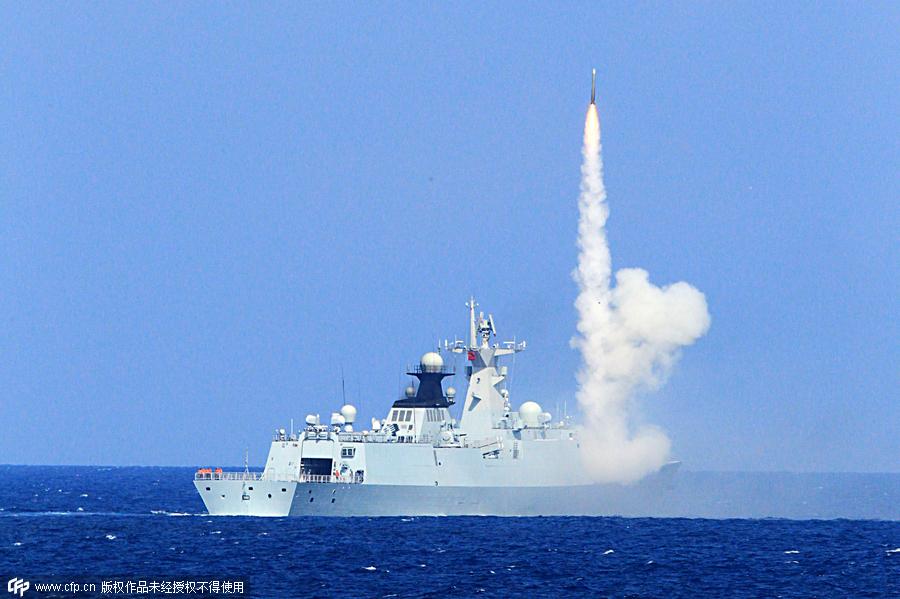 Chinese navy conducts drill in South China Sea