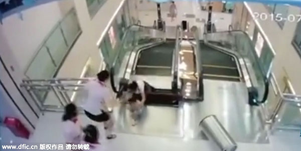 Mother's death prompts escalator safety campaign