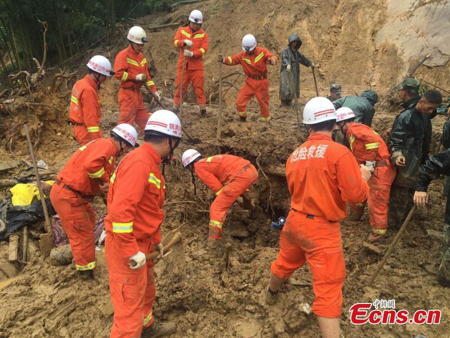 7 dead, 17 missing after heavy rain hits SW China county