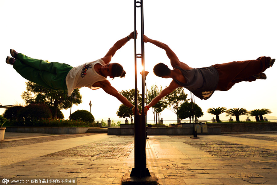 For Parkour fans, the city is the arena