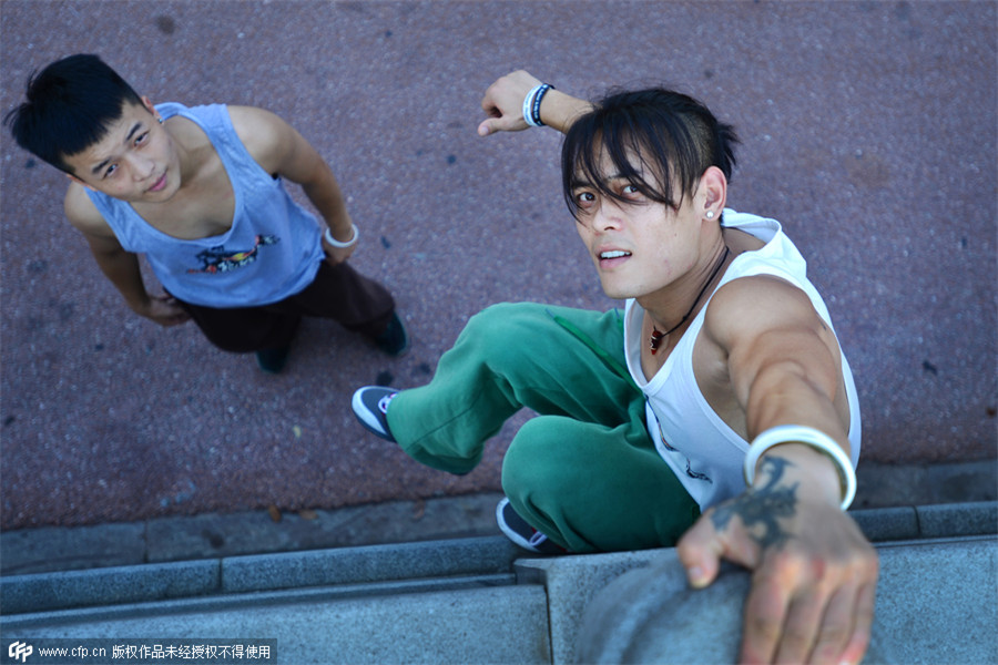 For Parkour fans, the city is the arena