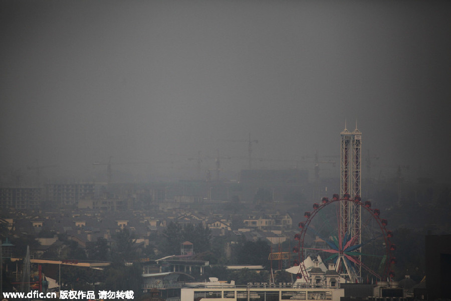 Smog, haze envelops many Chinese cities