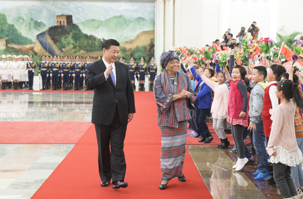 Xi pledges deepening support for Liberia