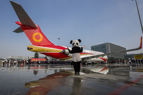 China-made ARJ21 regional jetliner popular with Sichuan locals