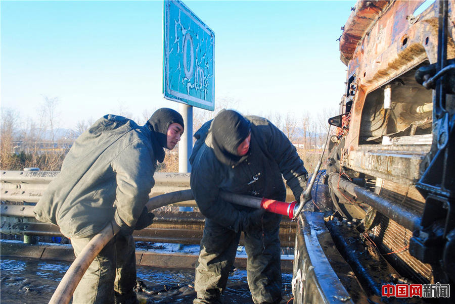 How firemen put out oil tanker blaze within two hours