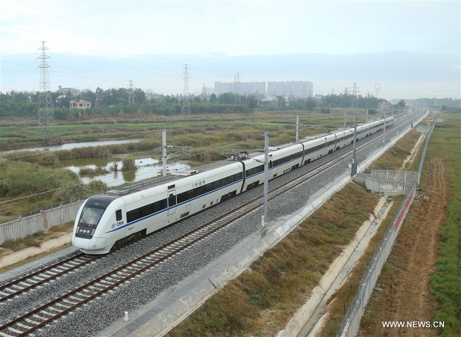 345-km Western Ring Railway in Hainan put into operation