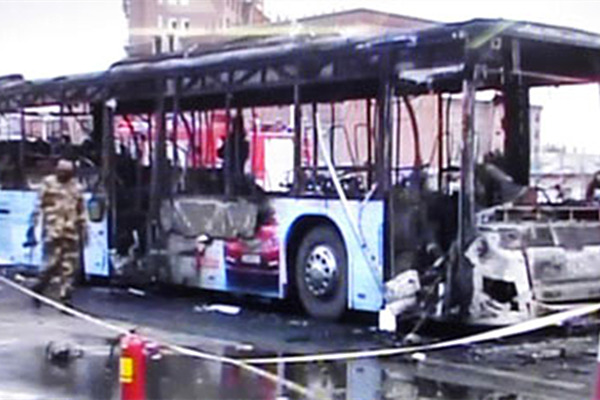 Suspect arrested as death toll in bus inferno rises to 17
