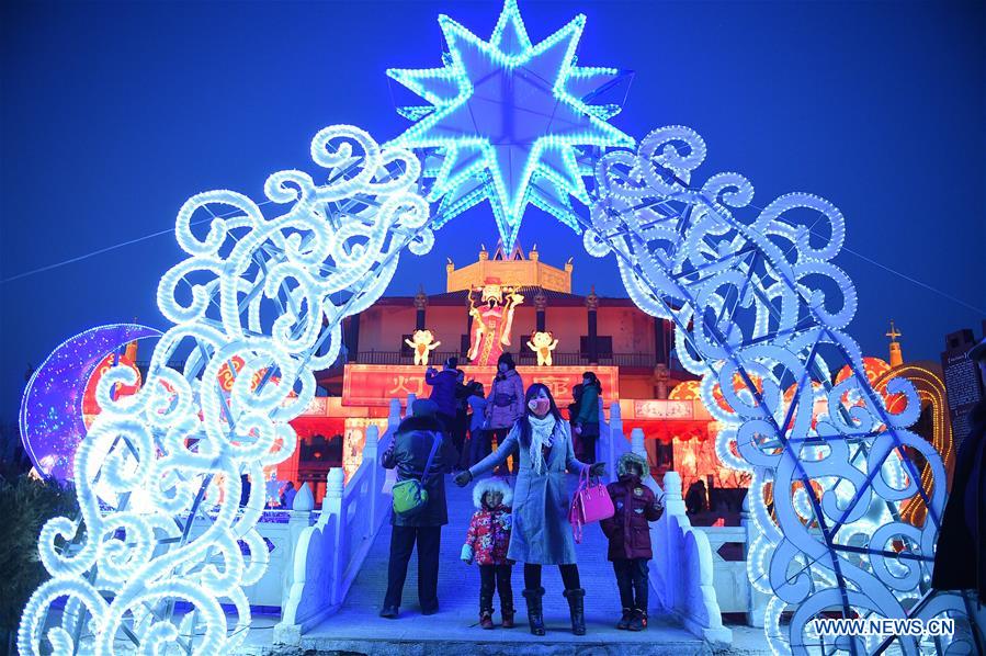 4th snow and lights festival opens in Yinchuan