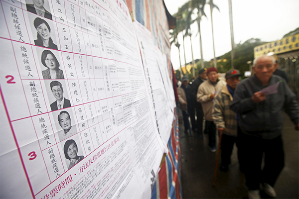 Tsai Ing-wen wins Taiwan leadership election