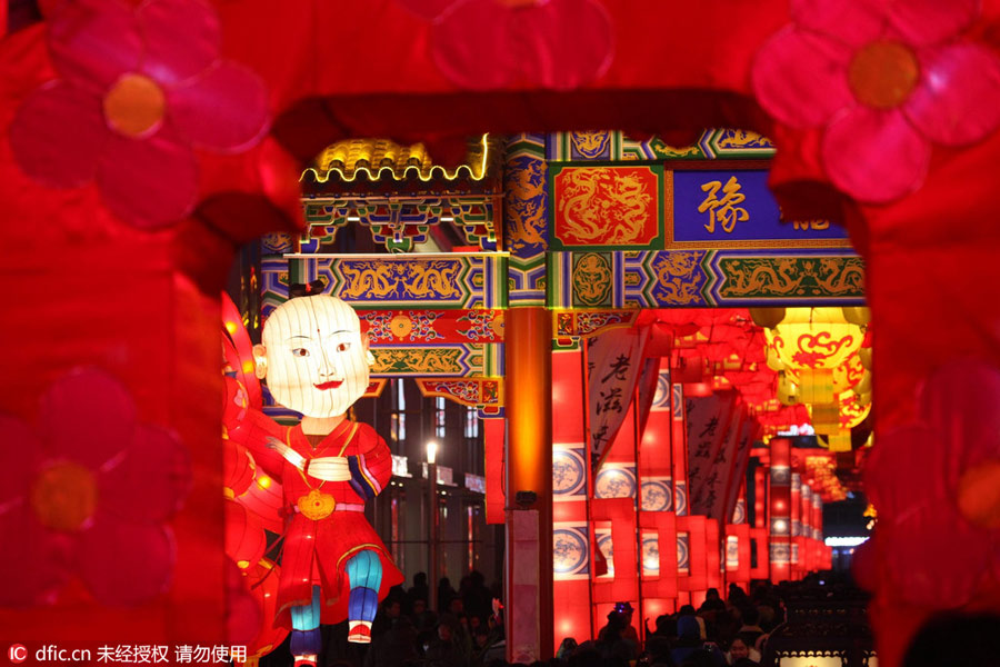 12 photos you don't want to miss about Chinese Lantern Festival