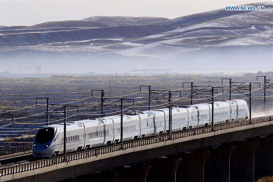 China has world's largest high-speed rail network