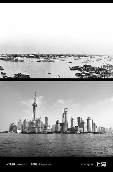 Now and then: Photos of same spot reveal changes in China