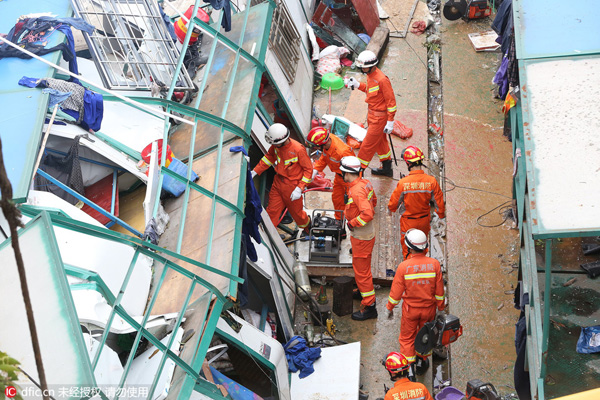 18 dead in Guangdong construction site collapse