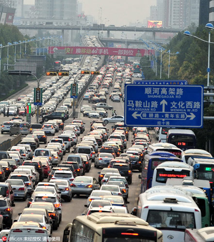 East China's Jinan becomes the most congested city