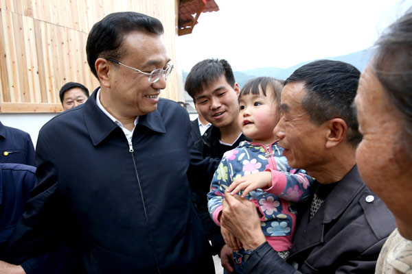 Li hails quake victims' spirit