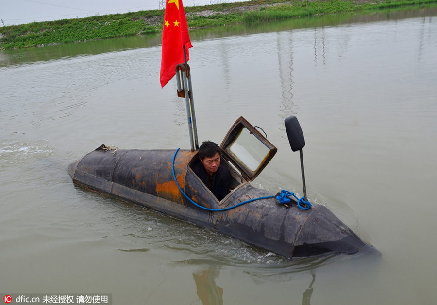 Chinese farmer granted patent for submarine