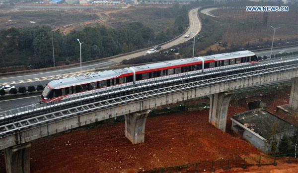 China's first home-grown maglev in operation