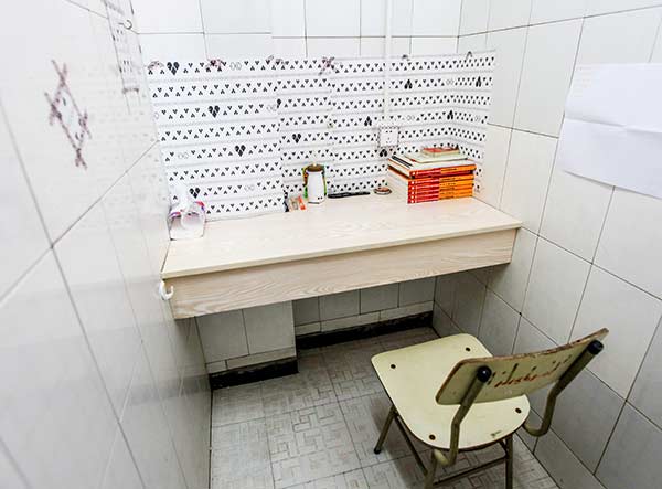 University turns inactive public bathroom into study rooms