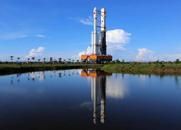 China's new carrier rocket Long March-7 cleaner, stronger